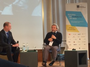 Can Dündars Appell beim IPI-Kongress: "Wir dürfen nicht aufhören, an unsere Kollegen im Gefängnis zu erinnern und unser Recht zur freien Meinungsäußerung einzufordern.“